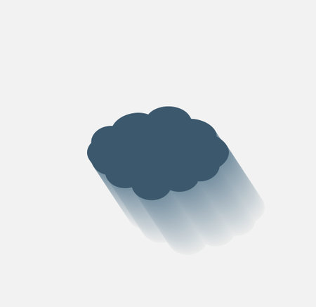 cloud icon, vector illustration. Flat design styleのイラスト素材