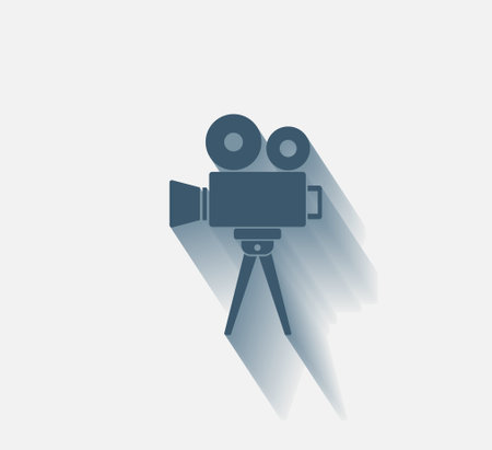 Video camera icon vectorのイラスト素材