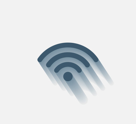 Wi-Fi Iconのイラスト素材