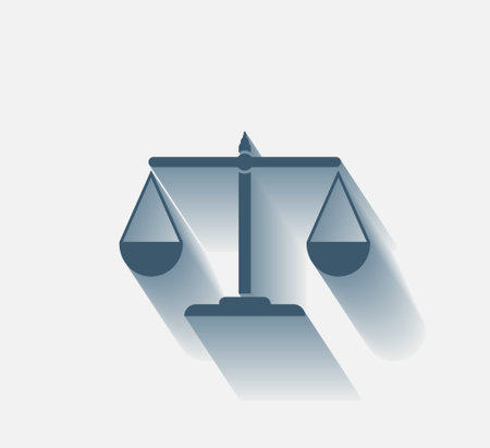 Pictograph of justice scalesのイラスト素材