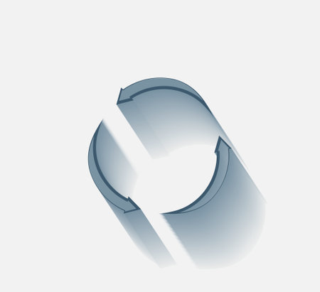 circular arrows vector iconのイラスト素材