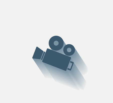Video camera icon vectorのイラスト素材