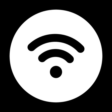 Line icon of internet connection, web and mobile, internet sign vector graphics.のイラスト素材