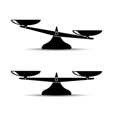 Scales icon vector illustrationのイラスト素材
