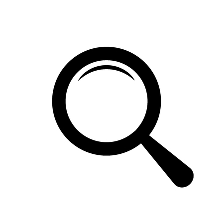 vector magnifying glassのイラスト素材