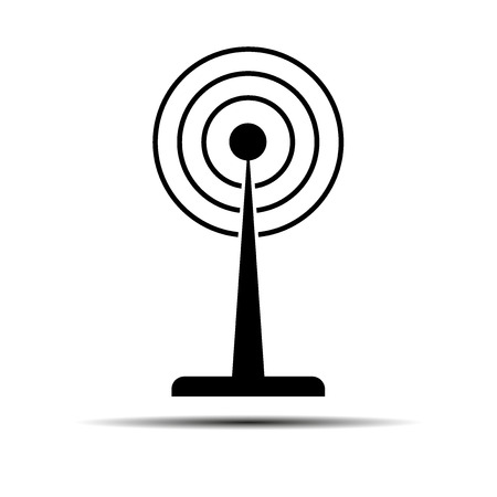 WiFi Icon. zone wifi. vector illustration on white backgraund.のイラスト素材