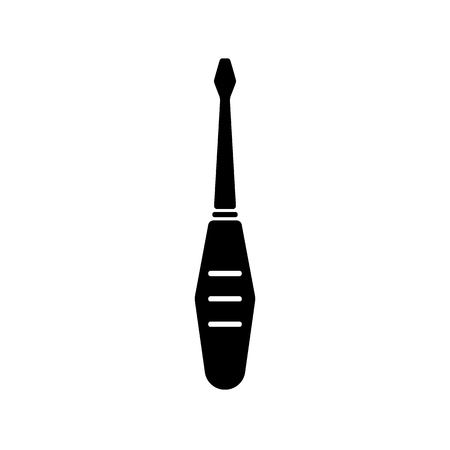 Screwdriver icon. icon in flat designのイラスト素材