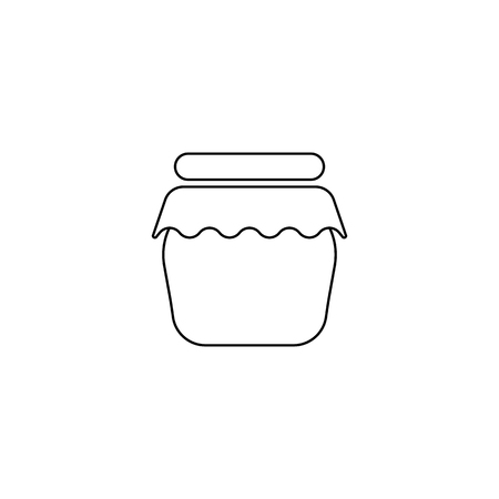 Honey icon. simple icon on whiteのイラスト素材