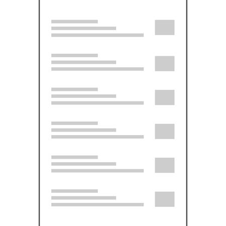 A4 paper design vintage style pageのイラスト素材