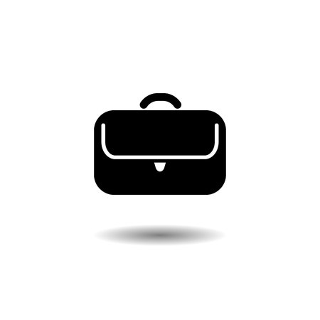 businessman bag. Vector icon on white background EPS10のイラスト素材