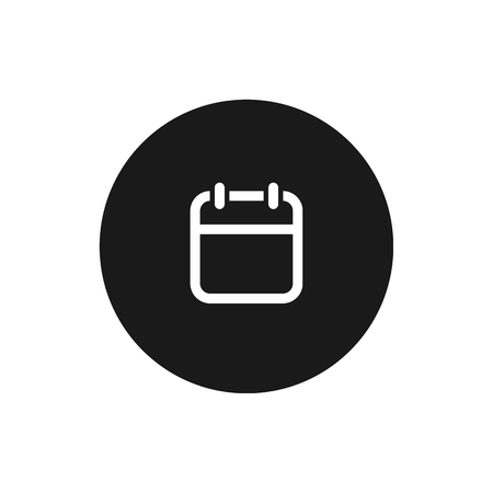 Calendar icon. vector symbol isolated on white background EPS10のイラスト素材