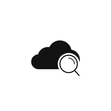 Cloud icon Flat. vector symbol on white background EPS10のイラスト素材