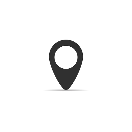 Vector GPS icon. vector flat symbolのイラスト素材