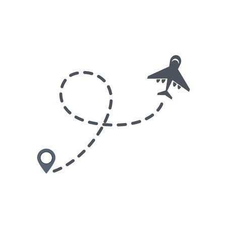 Airplane icon. vector symbol on white EPS10のイラスト素材