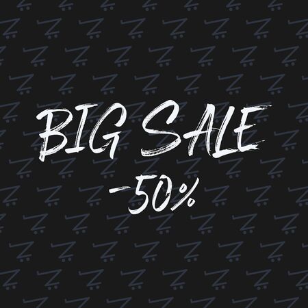 Black friday. Big sale banner.のイラスト素材
