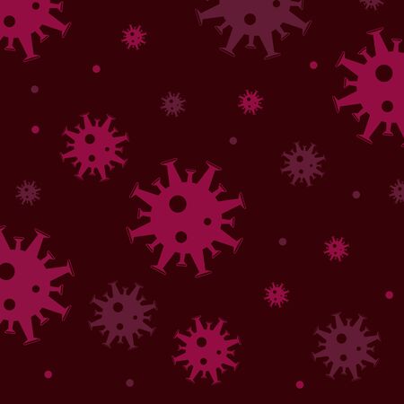 Illustrations concept coronavirus COVID-19.のイラスト素材