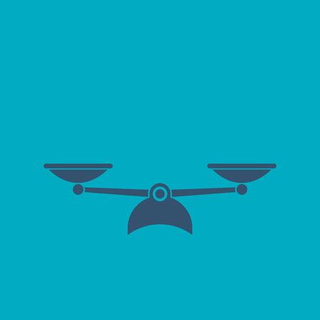 balance icon. scale sign. vector flat symbol isolated on white background EPS10のイラスト素材