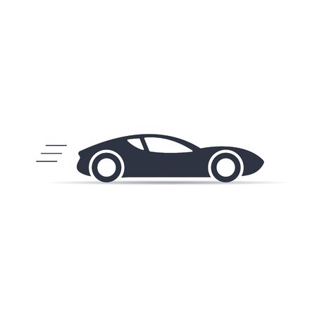 vector symbol sport car icon on white background in flat style EPS10のイラスト素材
