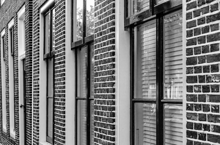 Architectural detail in Alkmaar, the Netherlandsの写真素材