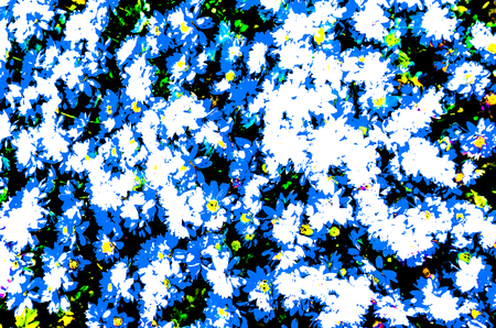 Vibrant autumn colorful illustration backgroundの写真素材