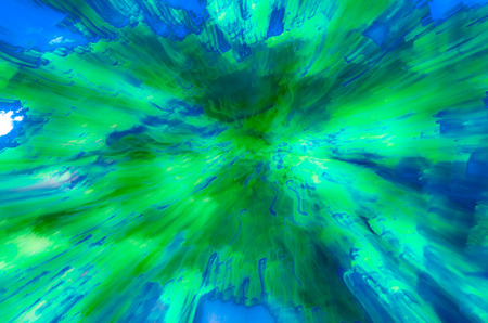 Colorful abstract movement pattern, vibrant textured illustrationの写真素材