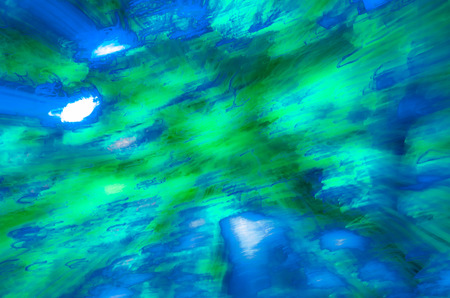 Colorful abstract movement pattern, vibrant textured illustrationの写真素材