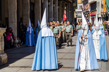 PALENCIA, SPAIN - MARCH 24, 2016: Traditional Spanish Holy Week (Semana Santa) procession on Holy...