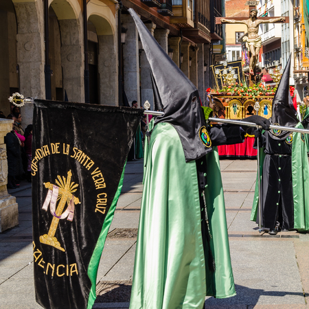 PALENCIA, SPAIN - MARCH 24, 2016: Traditional Spanish Holy Week (Semana Santa) procession on Holy...
