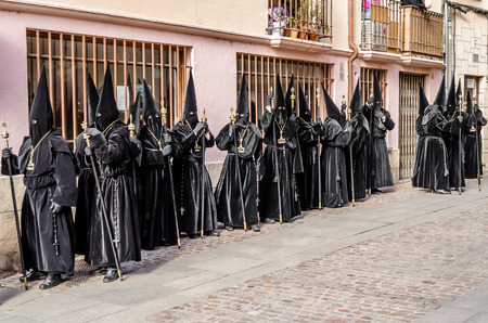 ZAMORA, SPAIN - MARCH 25, 2016: Traditional Spanish Holy Week (Semana Santa) procession on Holy...
