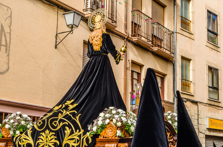 ZAMORA, SPAIN - MARCH 25, 2016: Traditional Spanish Holy Week (Semana Santa) procession on Holy...