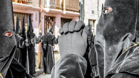 ZAMORA, SPAIN - MARCH 25, 2016: Traditional Spanish Holy Week (Semana Santa) procession on Holy...