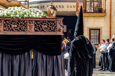 ZAMORA, SPAIN - MARCH 25, 2016: Traditional Spanish Holy Week (Semana Santa) procession on Holy...