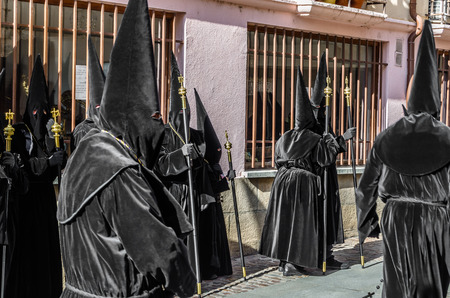 ZAMORA, SPAIN - MARCH 25, 2016: Traditional Spanish Holy Week (Semana Santa) procession on Holy...
