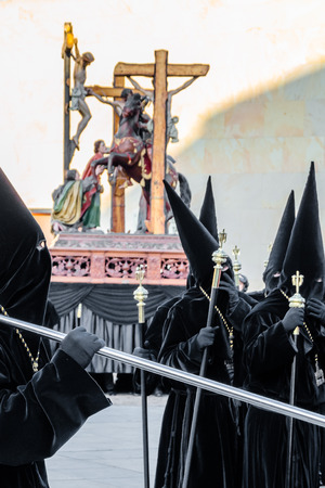 ZAMORA, SPAIN - MARCH 25, 2016: Traditional Spanish Holy Week (Semana Santa) procession on Holy...