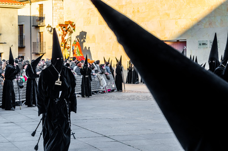 ZAMORA, SPAIN - MARCH 25, 2016: Traditional Spanish Holy Week (Semana Santa) procession on Holy...