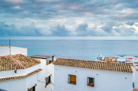 View of the Mediterranean village of Altea, Alicante province, Spain