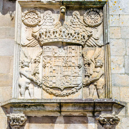 Architectural detail in Santiago de Compostela, Galicia, northern Spain