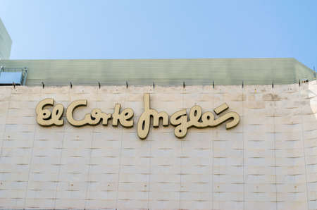 MADRID, SPAIN - JULY 23, 2021: Facade of El Corte Ingles store in Madrid, Spain. El Corte Ingles is...