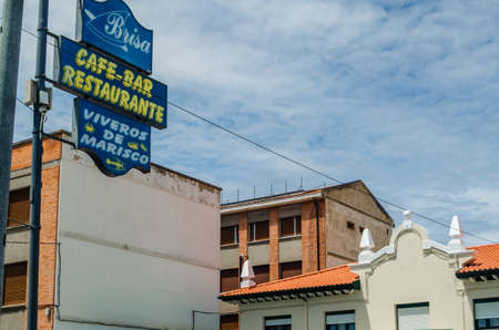 SANTONA, SPAIN - JULY 4, 2021: Urban scene in the village of Santona, Cantabria, northern Spainのeditorial素材