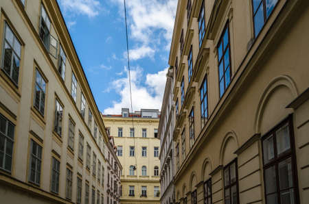 Urban landscape, classical architecture in Vienna, Austriaの写真素材