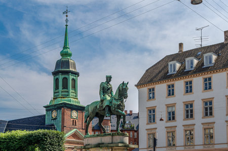Urban landscape, architecture in Copenhagen, Denmark