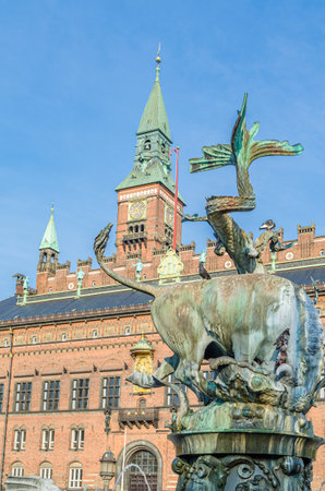 Urban landscape, architecture in Copenhagen, Denmarkの写真素材