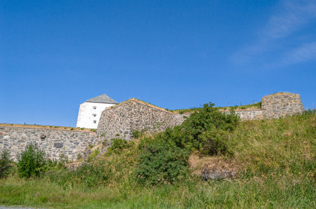 TRONDHEIM, NORWAY - JULY 23, 2014: Kristiansten Fortress, located on a hill east of the city of...