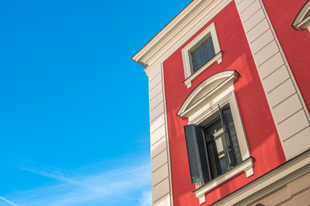 Urban scene, architecture detail in Madrid, Spainの写真素材