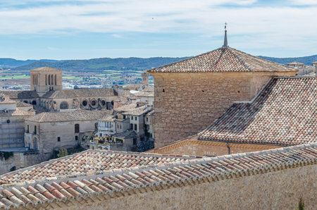 CUENCA, SPAIN - MARCH 29, 2015: Headquarters of the Antonio Perez Foundation (FAP), a cultural institution dedicated to contemporary art, located in the former Carmelite Convent in Cuenca, Spain, founded in 1998のeditorial素材