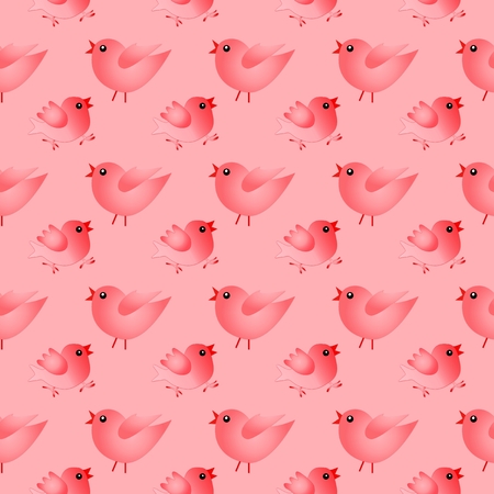 Happy Easter. Rot seamless pattern with birds.の写真素材