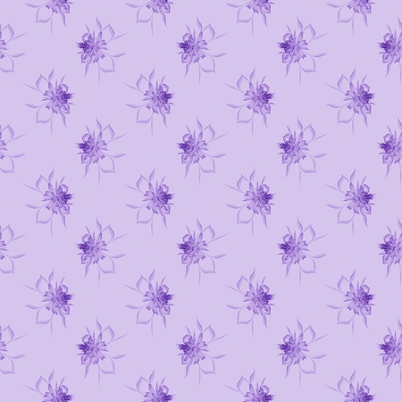 Seamless accurate pattern with floral design. Illustrations.の写真素材