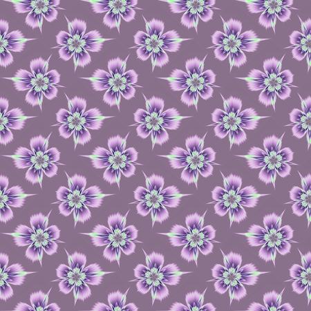 Seamless regular pattern with floral design.の写真素材