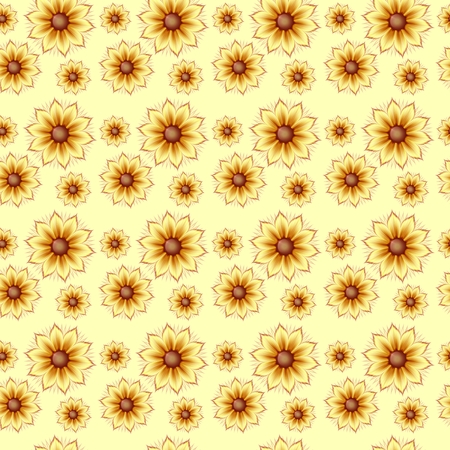 Seamless regular pattern with floral design.の写真素材
