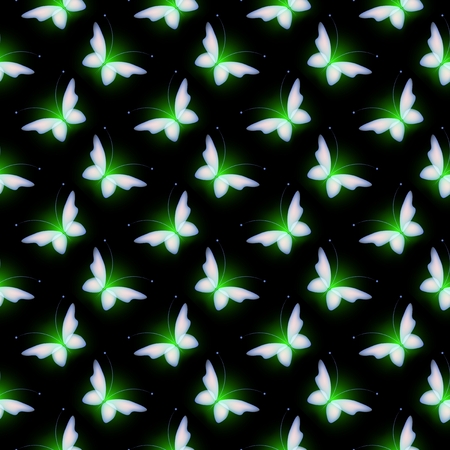 Seamless background with butterflies.の写真素材